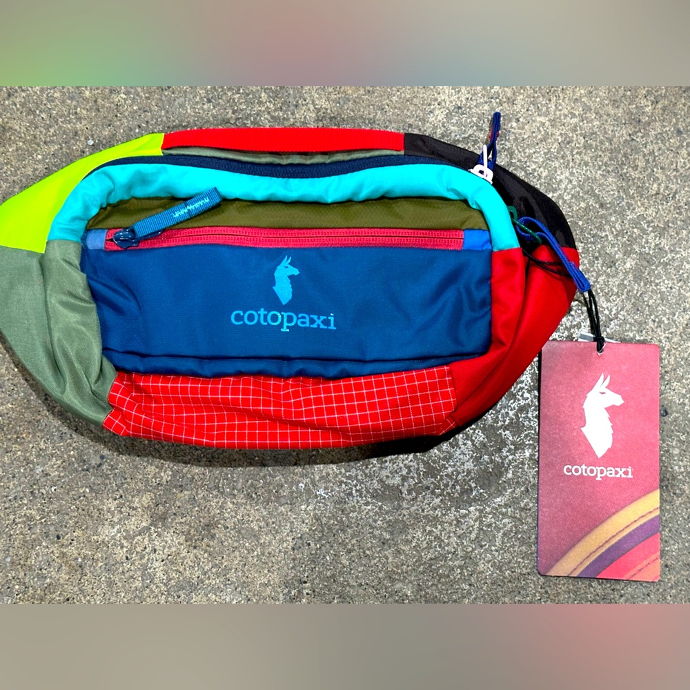 Colorful Cotopaxi Fanny Pack
Kapai 3L Hip Pack - Del Dia
One-of-a-Kind Colorway